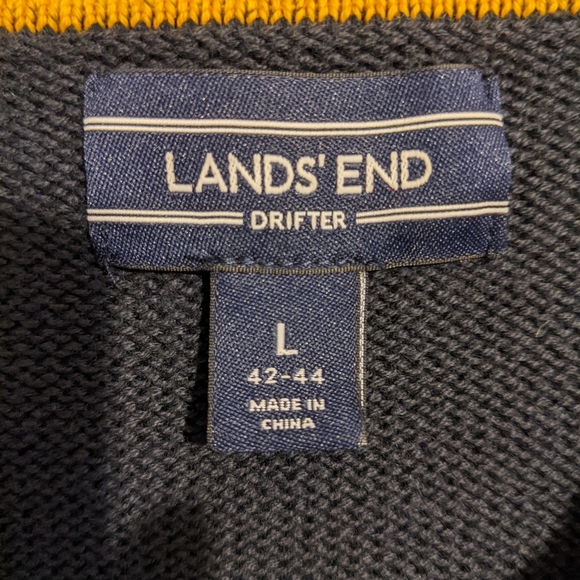 Lands End men's Argyle size large sweater - Picture 2 of 4